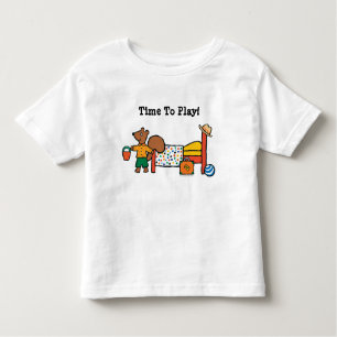 T-shirt Pour Les Tous Petits Cyrille l'écureuil des vacances