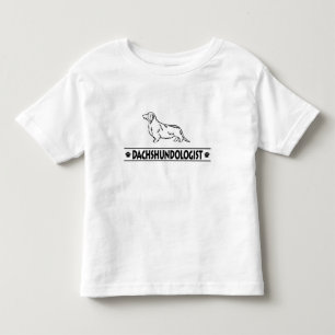T-shirt Pour Les Tous Petits Dachshund Longhaïd