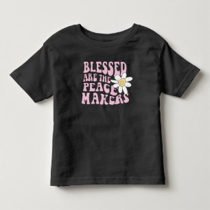 T-shirt Pour Les Tous Petits Daisy et les artisans de la paix Slogan