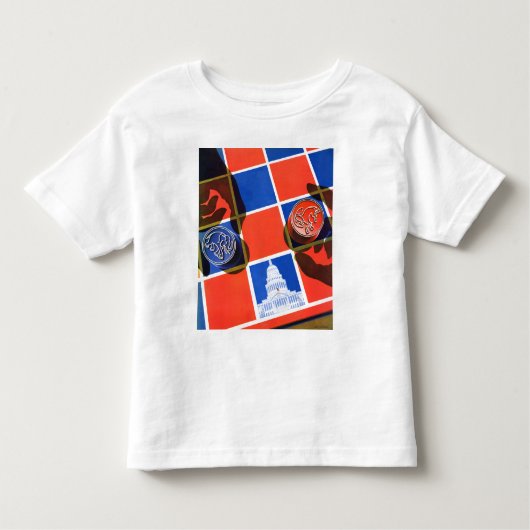 T-shirt Pour Les Tous Petits Damier d'élection (Devant)