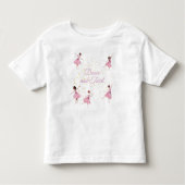 T-shirt Pour Les Tous Petits Danse et ballerine (Devant)