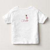 T-shirt Pour Les Tous Petits Danse et ballerine (Dos)