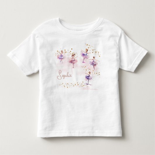T-shirt Pour Les Tous Petits Danse et ballerine (Devant)