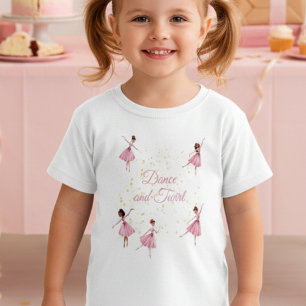 T-shirt Pour Les Tous Petits Danse et pirouette ballerine 