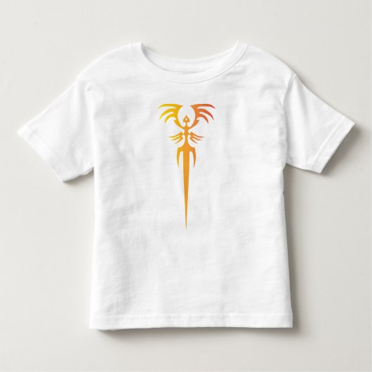 T-shirt Pour Les Tous Petits Dark Tribal Phoenix Emblem – Mythic Symbol (Devant)