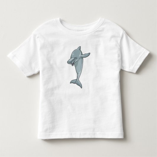 T-shirt Pour Les Tous Petits Dauphin à Hip hop Dance Dab (Devant)