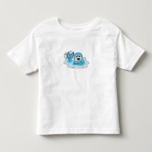 T-shirt Pour Les Tous Petits Dauphin avec water polo