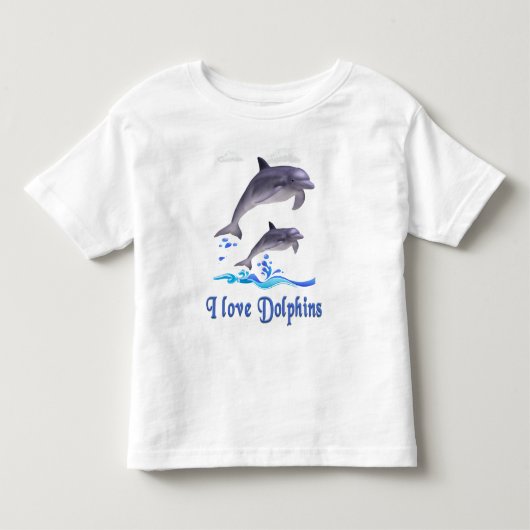 T-shirt Pour Les Tous Petits Dauphins (Devant)