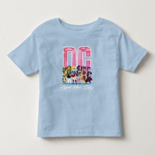 T-shirt Pour Les Tous Petits DC Super Hero Girls Lineup (Devant)