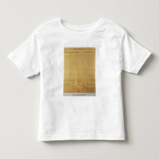 T-shirt Pour Les Tous Petits Déclaration d'indépendance (Devant)