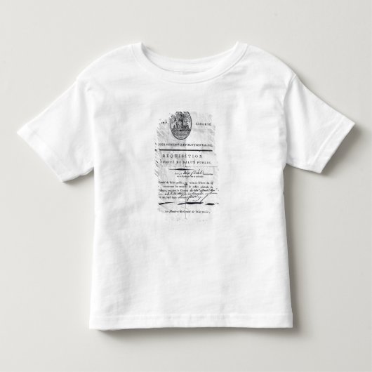 T-shirt Pour Les Tous Petits Demande du Comité du public (Devant)