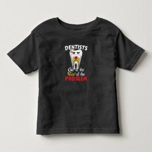 T-shirt Pour Les Tous Petits Dentiste Canal Radiculaire - Blague Drôle sur la C