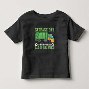 T-shirt Pour Les Tous Petits Dépôt de déchets de camion de la journée
