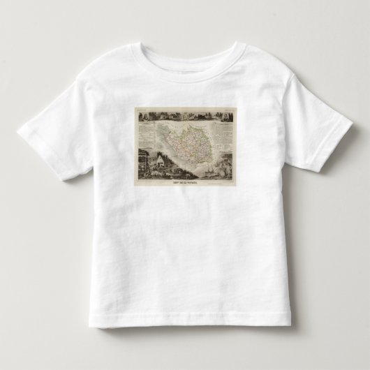 T-shirt Pour Les Tous Petits Dept. De La Vendee (Devant)