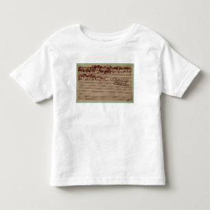 T-shirt Pour Les Tous Petits Dernière page de l'art de la fugue, 1740s