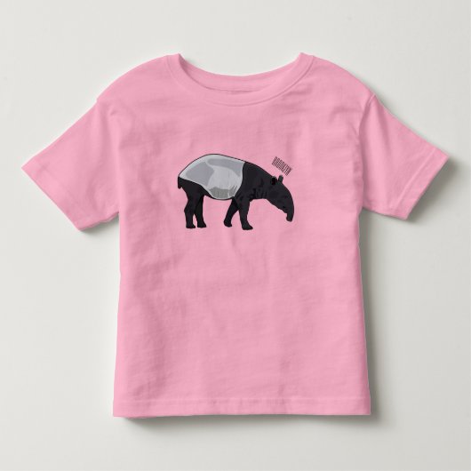 T-shirt Pour Les Tous Petits Dessin sur Tapir (Devant)