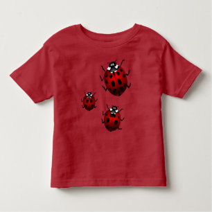 T-shirt Pour Les Tous Petits Dessus mignon de coccinelle de chemise d'enfant en