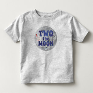 T-shirt Pour Les Tous Petits Deux ans de la Lune