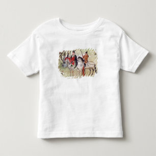 T-shirt Pour Les Tous Petits Deux cavaliers dans un paysage