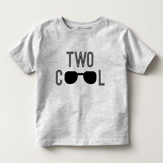 T-shirt Pour Les Tous Petits Deux Cool (Devant)