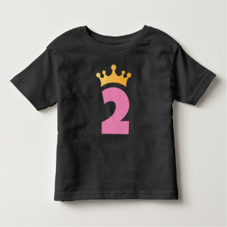 T-shirt Pour Les Tous Petits Deux et la Couronne-T-Shirt Tout-Petit