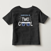 T-shirt Pour Les Tous Petits Deux garçons cool 2e anniversaire (Devant)