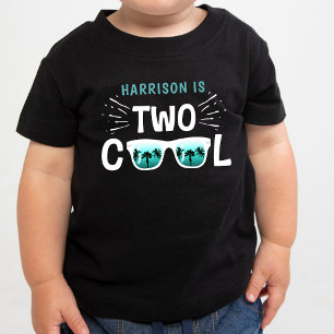 T-shirt Pour Les Tous Petits Deux garçons cool pour leur 2e anniversaire