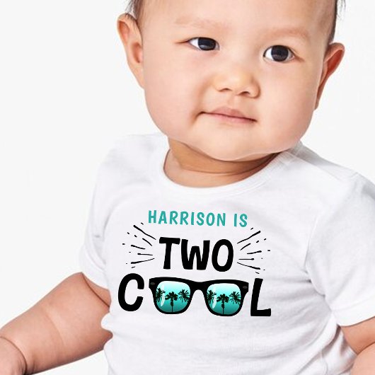 T-shirt Pour Les Tous Petits Deux garçons cools 2e anniversaire