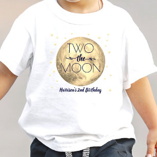 T-shirt Pour Les Tous Petits Deux La Lune 2e Anniversaire