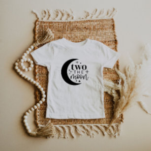 T-shirt Pour Les Tous Petits Deux La Lune 2e Anniversaire
