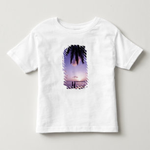 T-shirt Pour Les Tous Petits Deux sur la plage, Windjammer Landing, Sainte-Luci