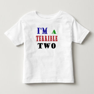 T-shirt Pour Les Tous Petits DEUX terribles !