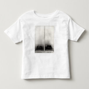 T-shirt Pour Les Tous Petits Deux vues de la construction d'Eiffel 2
