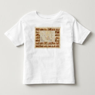 T-shirt Pour Les Tous Petits Diagramme ethnographique du Mexique