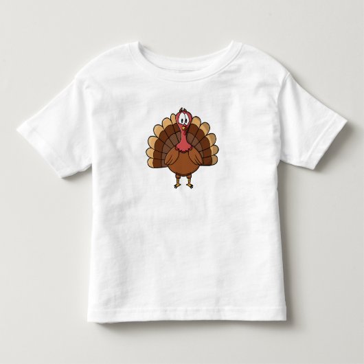T-shirt Pour Les Tous Petits Dinde à queue large (Devant)