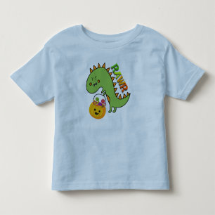 T-shirt Pour Les Tous Petits Dino Trick ou Treat