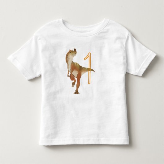 T-shirt Pour Les Tous Petits Dinosaur garçon d'anniversaire (Devant)