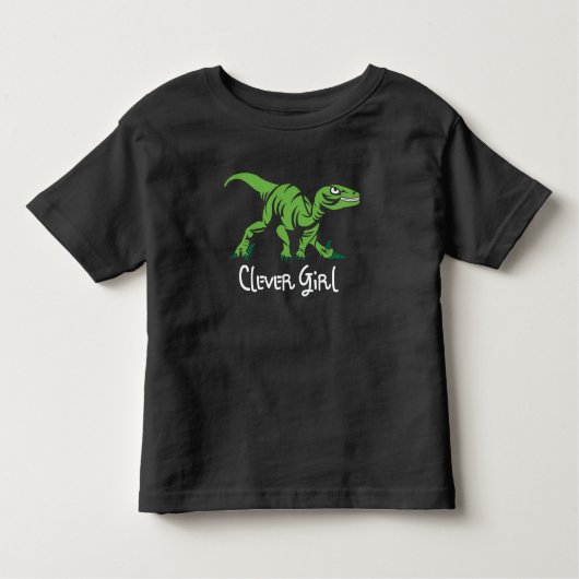 T-shirt Pour Les Tous Petits Dinosaure Clever Girl (Devant)