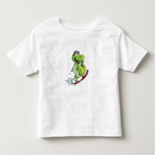 T-shirt Pour Les Tous Petits Dinosaure de surf