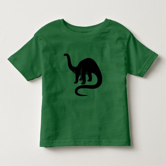 T-shirt Pour Les Tous Petits Dinosaure - Noir (Devant)