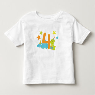 T-shirt Pour Les Tous Petits Dinosaures de bébé chemise d'anniversaire de