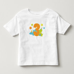 T-shirt Pour Les Tous Petits Dinosaures de bébé chemise d'anniversaire de tro