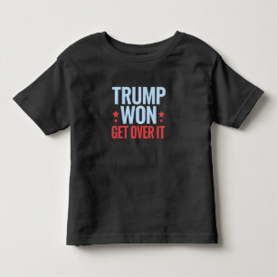 T-shirt Pour Les Tous Petits Donald Trump a gagné, acceptez-le 2024 Trump a gag