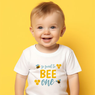 T-shirt Pour Les Tous Petits Donc, Sweet To Bee Un 1er Anniversaire