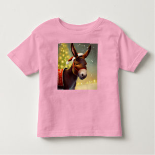 T-shirt Pour Les Tous Petits Donkey de Noël 4