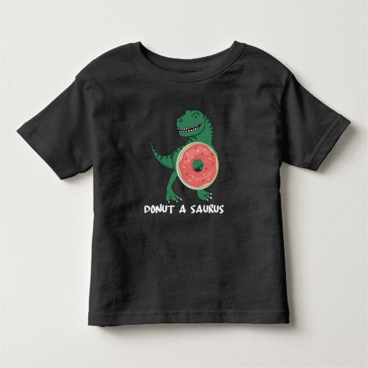 T-shirt Pour Les Tous Petits Donut Dinosaur Foodie Dino Lover (Devant)