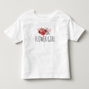 T-shirt Pour Les Tous Petits Douce Fleur Fille Jeune Tee   Bridesmaid