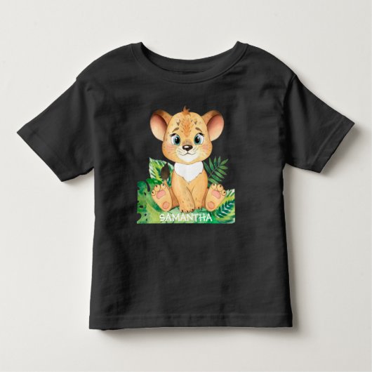 T-shirt Pour Les Tous Petits Douce Lion faune (Devant)