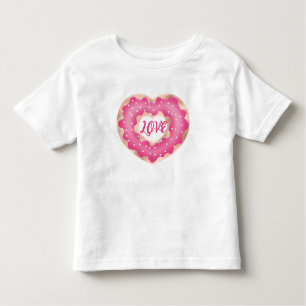 T-shirt Pour Les Tous Petits Doughnut rose