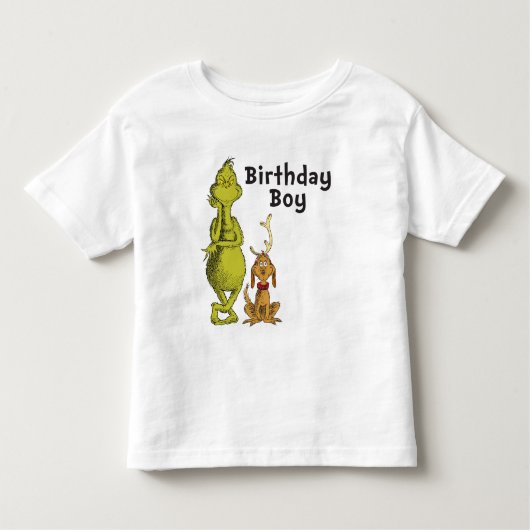 T-shirt Pour Les Tous Petits Dr Seuss | Grinch Winter Birday (Devant)